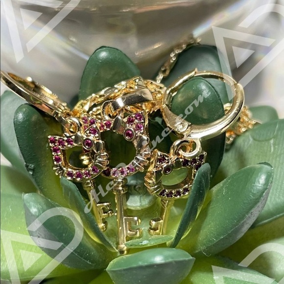 Hello Kitty set (gold plated) - Picture 3 of 7